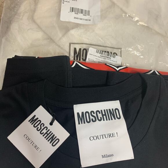 NWT Moschino couture mirror image graphic tee - Picture 8 of 8